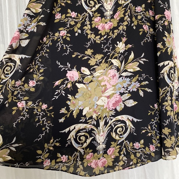 Vintage 90’s Casual Corner maxi flowers skirt - Picture 5 of 17